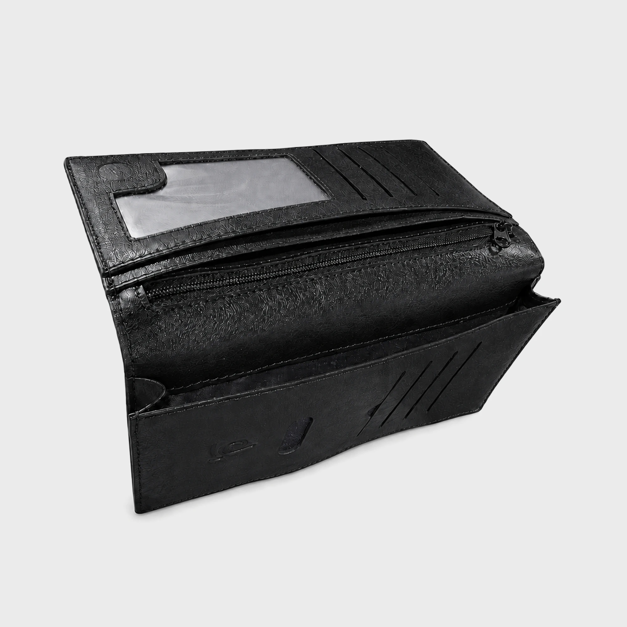 Corsen Z Pati Long Leather Wallet Black - DWCZ333B